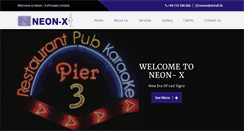Desktop Screenshot of neonxpvtltd.com